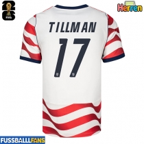 Vereinigte Staaten Malik Tillman #17 Heimtrikot EM 2024 Kurzarm